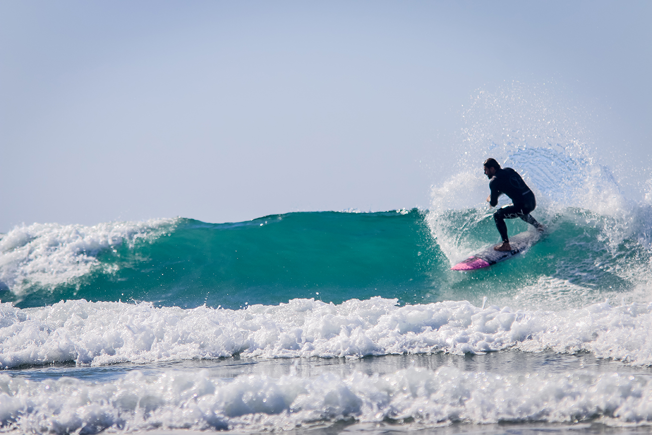 Advanced surfing in Morocco