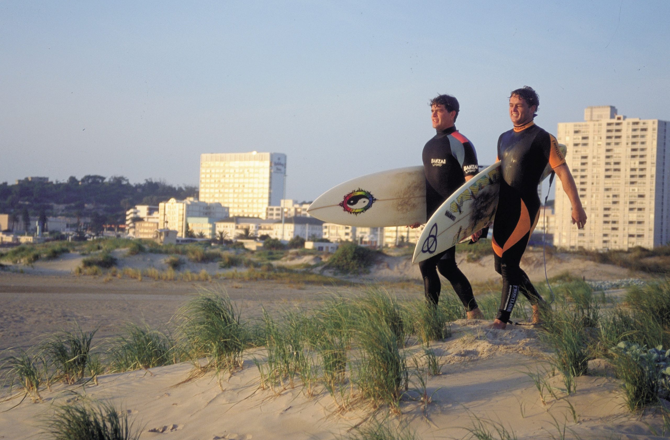 Surfers in South Africa