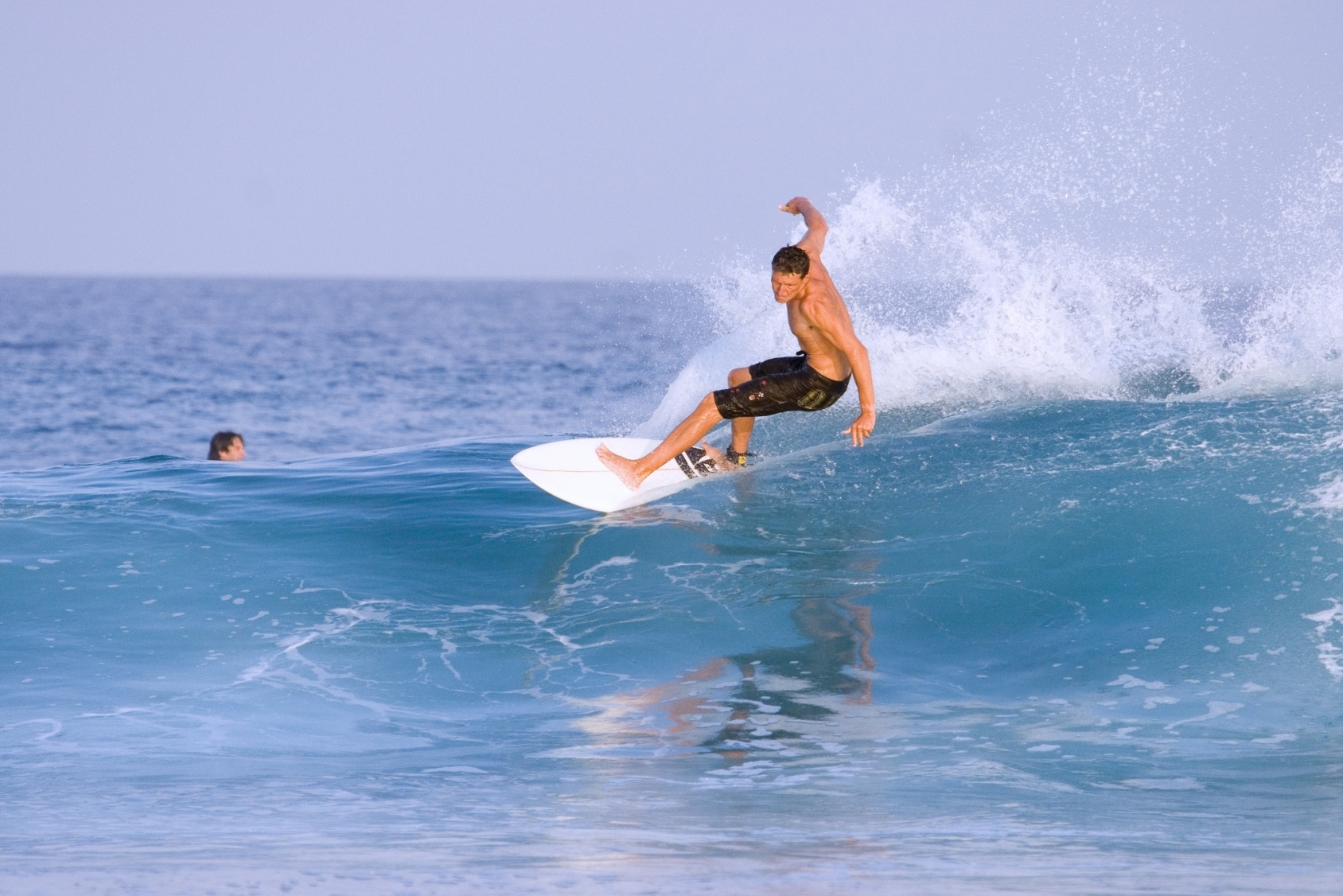 Surfing in the Maldives