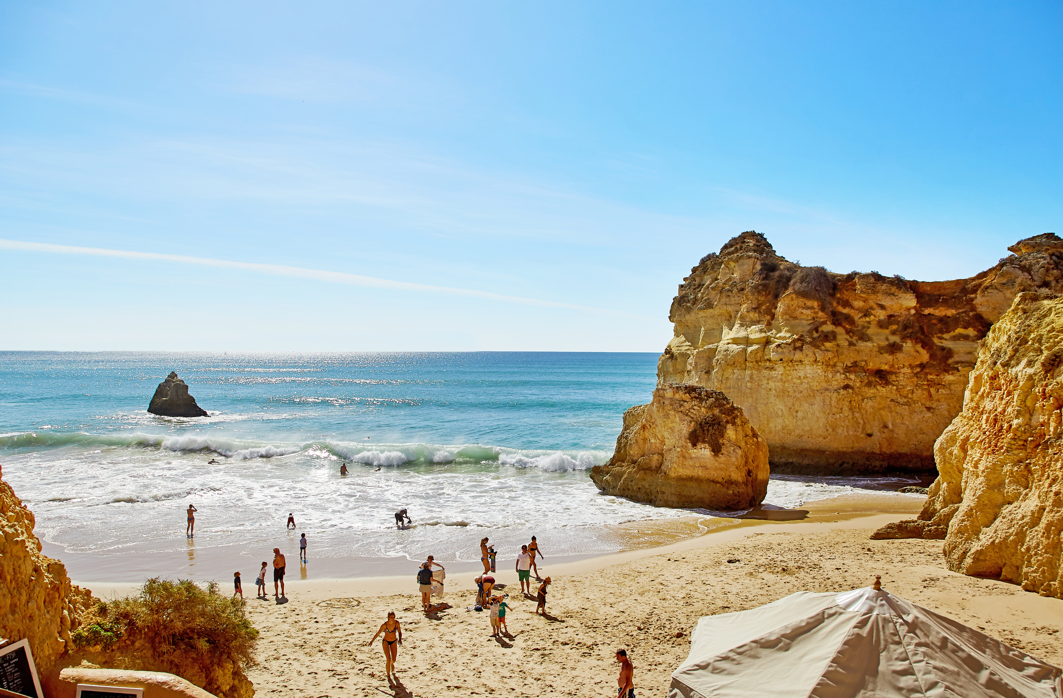Alvor beach in the Algarve