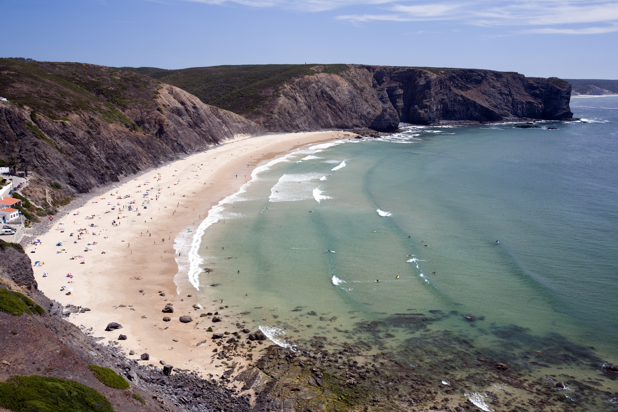 Beautiful-Beach-Near-Sagres-in-Costa-Vicentina-Portugal