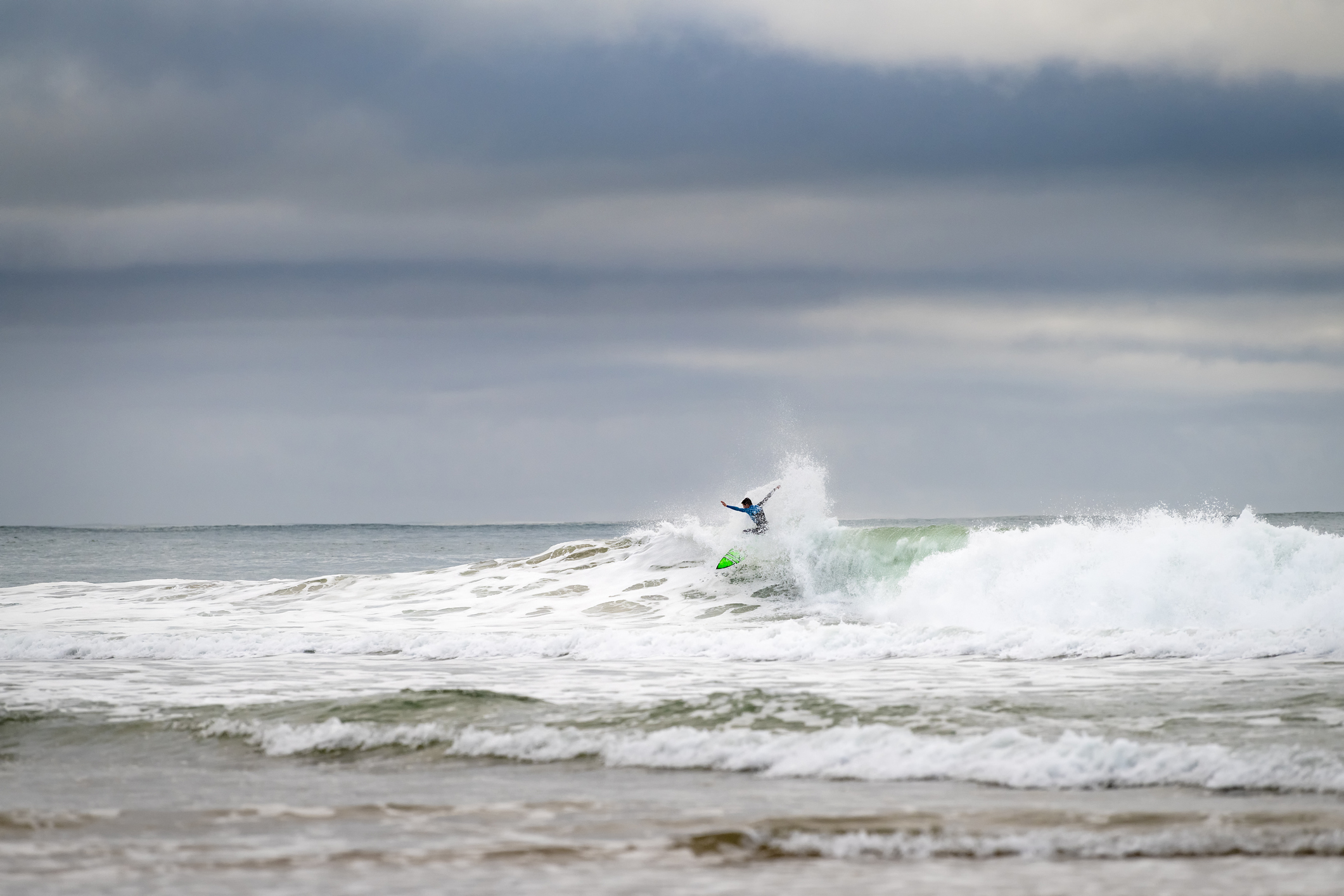 Surfing at Costa da Caparica