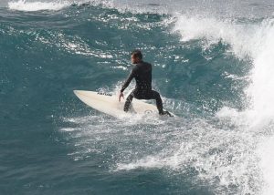 Enjoying Surfing in Madeira