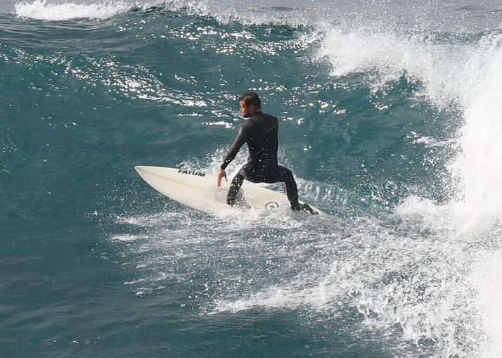 Enjoying Surfing in Madeira